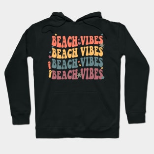 Beach Vibes Retro Vintage Hoodie